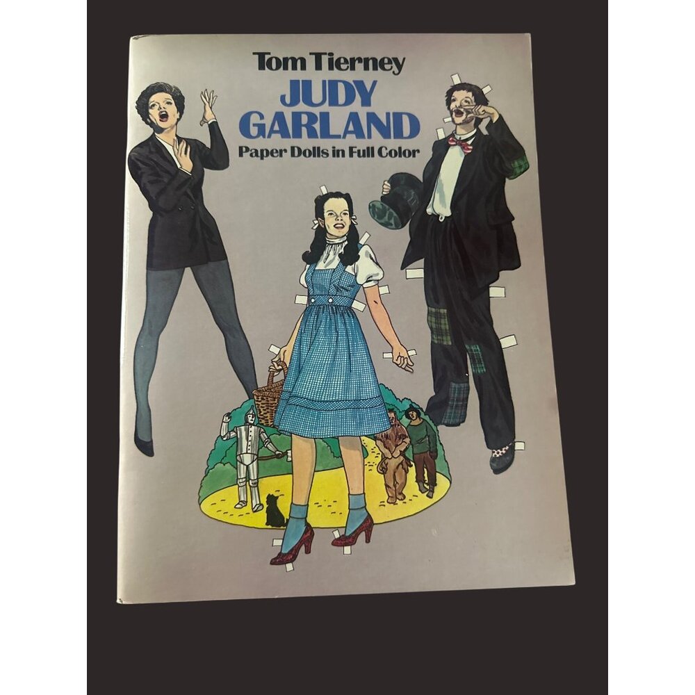 Tom Tierney Judy Garland‎ Paper Dolls In Full Color 1982 uncut